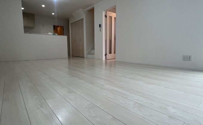 【施工後】神奈川県横浜市 ご新築戸建て Ｍ様邸 ガラスフロアコーティング施工事例 フロアコートプロ ガラスフロアコーティング施工済み