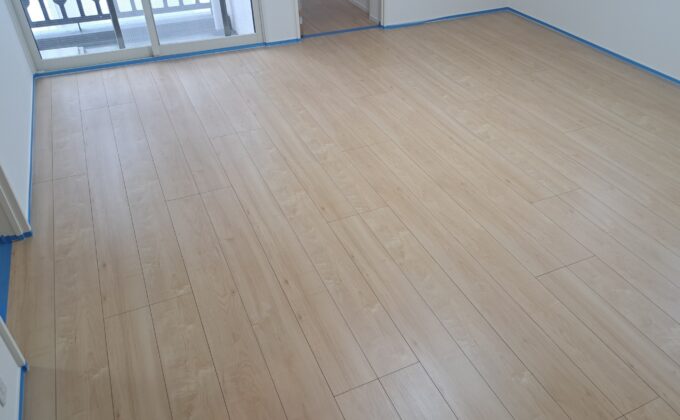 【施工前】埼玉県川口市 リノベーション済みマンション Ｍ様邸 ガラスフロアコーティング施工事例 施工前の状態