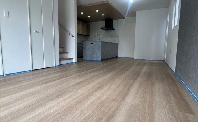 【施工前】東京都小金井市 ご新築戸建て ガラスフロアコーティング施工事例 施工前の状態