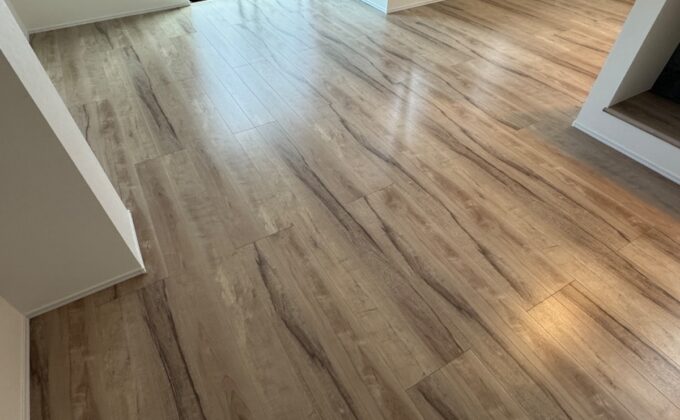 【施工後】神奈川県横浜市 ご新築戸建て Ｔ様邸 セラミックガラスフロアコーティング施工事例 フロアコートプロ セラミックガラスフロアコーティング施工済み