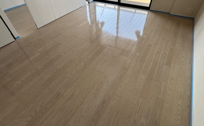 【施工前】茨城県つくば市 ご入居中マンション Ｎ様邸 フローリング