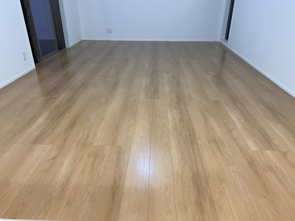 【施工後】町田市フロアコーティングの施工後|東京都町田市のご新築戸建てにセラミックガラスフロアコーティングを施工した仕上り