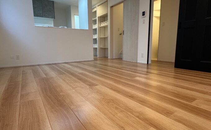 【施工後】東京都練馬区 ご新築戸建て Ｙ様邸 セラミックガラスフロアコーティング施工事例 フロアコートプロ セラミックガラスフロアコーティング施工済み