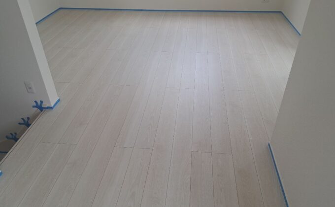 【施工前】埼玉県川口市 ご新築戸建て Ｚ様邸 ガラスフロアコーティング施工事例 施工前の状態