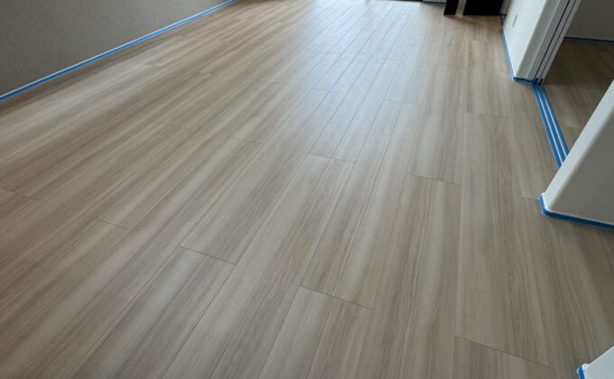 【施工前】千葉県八街市 ご新築戸建て Ｎ様邸 シリコンフロアコーティング施工事例 施工前の状態