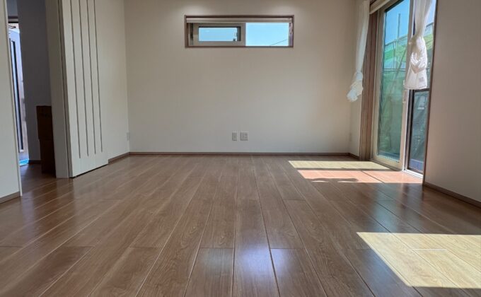 【施工後】埼玉県さいたま市 ご新築戸建て Ｈ様邸 ガラスフロアコーティング施工事例 フロアコートプロ ガラスフロアコーティング施工済み