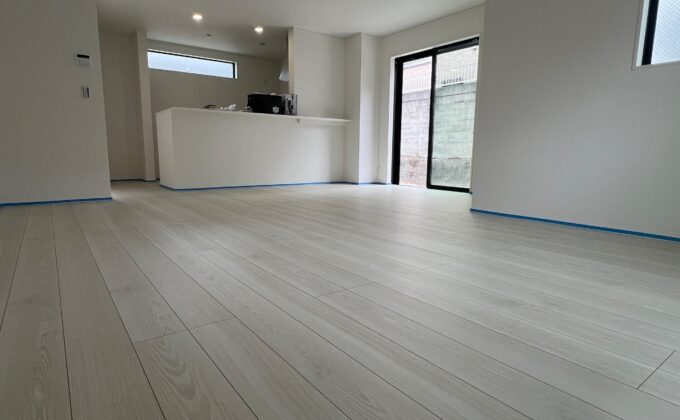 【施工前】東京都大田区 ご新築戸建て Ｏ様邸 セラミックガラスフロアコーティング施工事例 施工前の状態