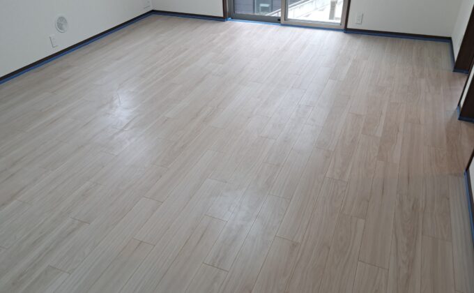 【施工前】東京都品川区 リノベーション済みマンション Ｎ様邸 セラミックガラスフロアコーティング施工事例 施工前の状態