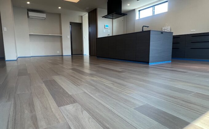 【施工前】神奈川県海老名市 ご新築戸建て Ｈ様邸 セラミックガラスフロアコーティング施工事例 施工前の状態