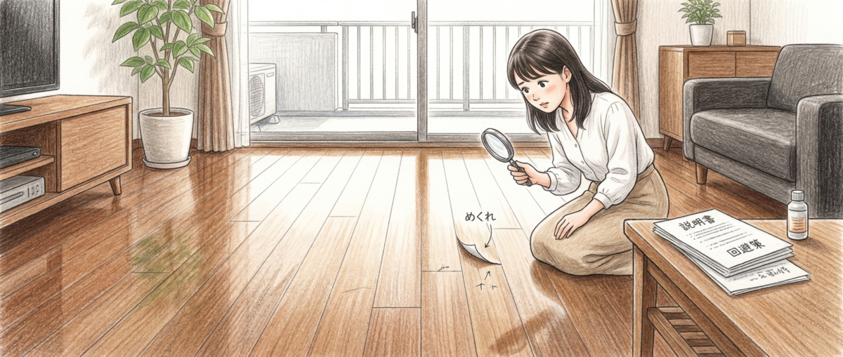 マンション フロアコーティングの費用相場と業者選び3つのポイントのイラスト