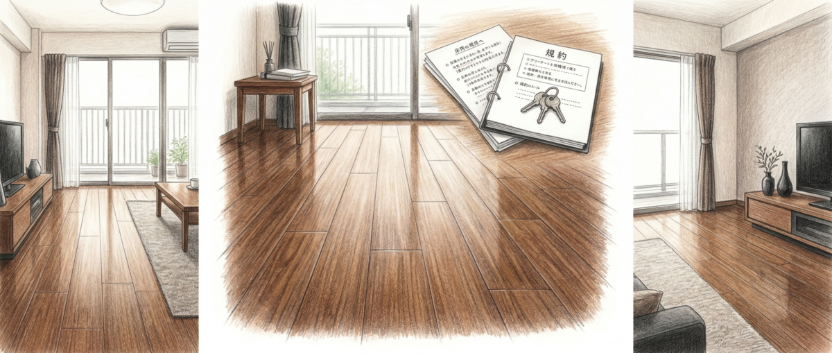 マンション フロアコーティング完全ガイド|規約・防音・費用・トラブル対策まで解説