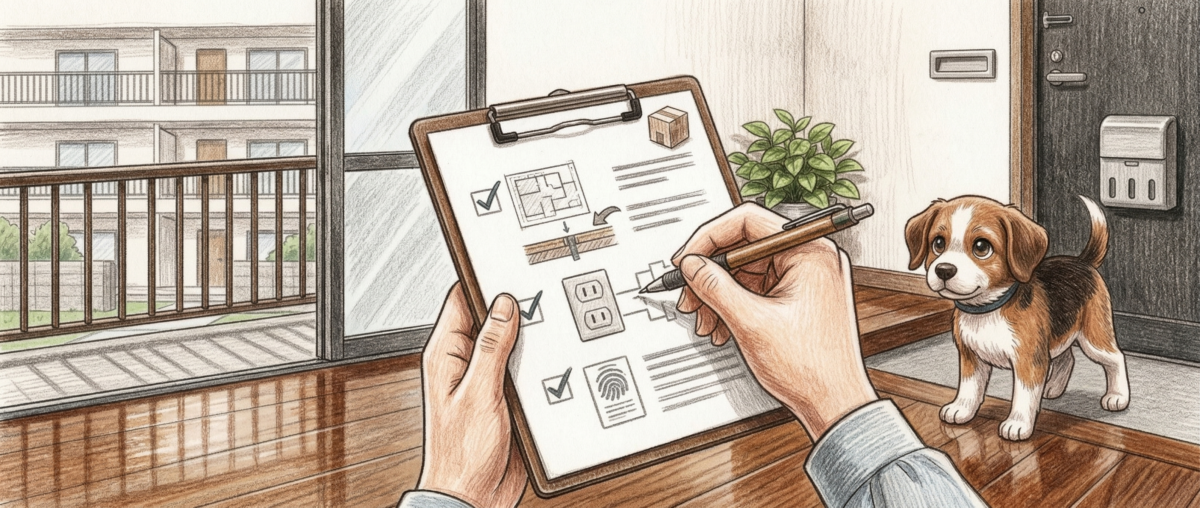 戸建てマンション賃貸の住居タイプ別ペット用フロアコーティング費用比較のイメージ