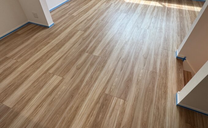 【施工前】東京都品川区 ご新築戸建て Ｋ様邸 ガラスフロアコーティング施工事例 施工前の状態