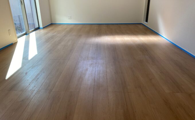 【施工前】東京都町田市 ご新築戸建て Ｓ様邸 セラミックガラスフロアコーティング施工事例 施工前の状態