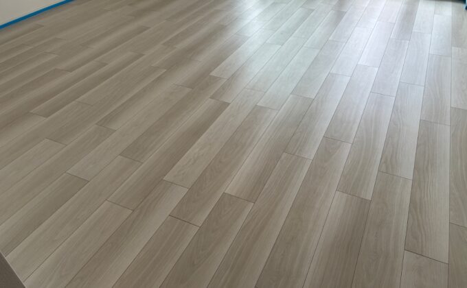 【施工前】東京都昭島市 ご新築マンション Ｓ様邸 セラミックガラスフロアコーティング施工事例 施工前の状態