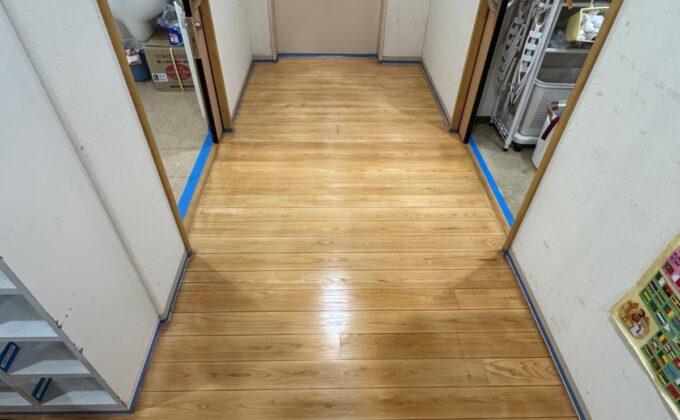 【施工後】東京都練馬区 保育施設 Ｎ様邸 フロアサンディング施工事例 フロアコートプロ フロアサンディング施工済み