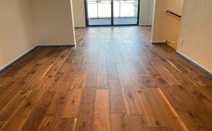 【施工前】東京都目黒区 ご新築戸建て Ｋ様邸 セラミックガラスフロアコーティング施工事例 施工前の状態