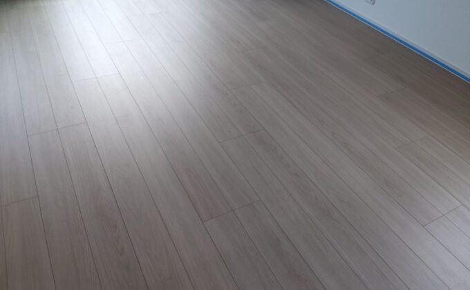 【施工前】神奈川県藤沢市 ご新築戸建て Ａ様邸 セラミックガラスフロアコーティング施工事例 施工前の状態