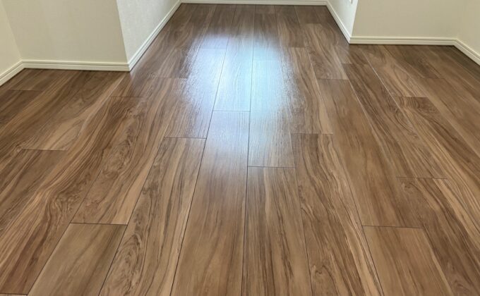 【施工後】東京都昭島市 ご新築マンション Ｋ様邸 セラミックガラスフロアコーティング施工事例 フロアコートプロ セラミックガラスフロアコーティング施工済み