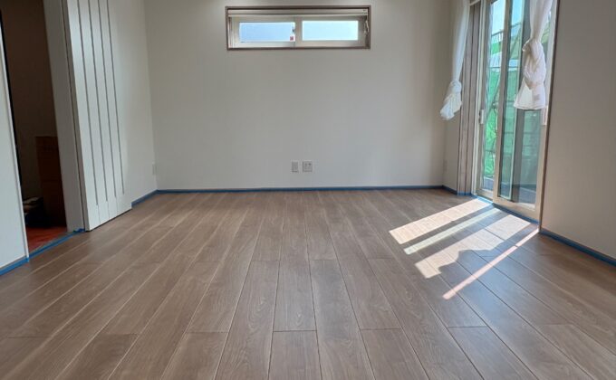 【施工前】埼玉県さいたま市 ご新築戸建て Ｈ様邸 ガラスフロアコーティング施工事例 施工前の状態