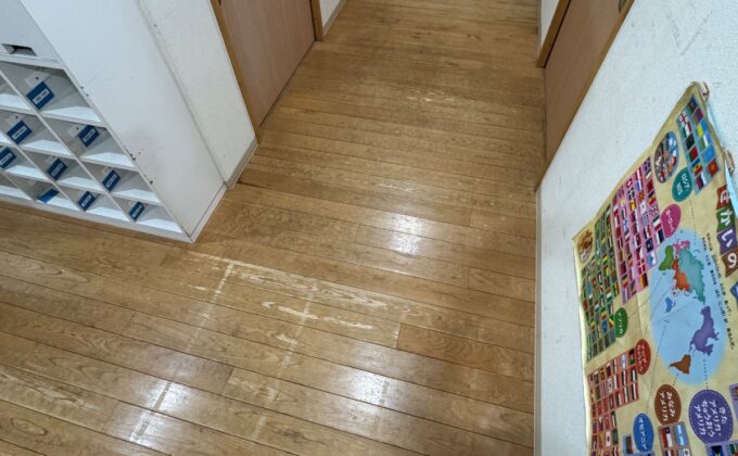 【施工前】東京都練馬区 保育施設 Ｎ様邸 フロアサンディング施工事例 施工前の状態