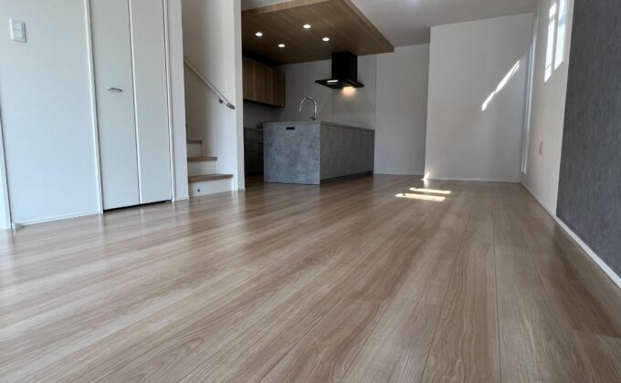 【施工後】東京都小金井市 ご新築戸建て ガラスフロアコーティング施工事例 フロアコートプロ ガラスフロアコーティング施工済み