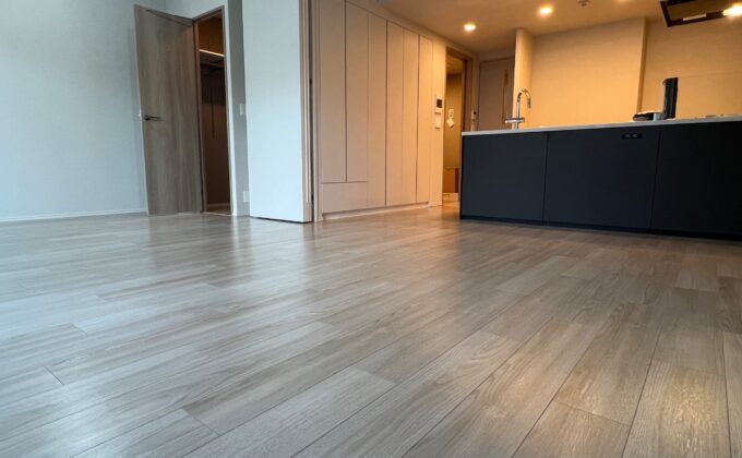 【施工後】東京都江戸川区 ご新築マンション Ｍ様邸 ガラスフロアコーティング施工事例 フロアコートプロ ガラスフロアコーティング施工済み