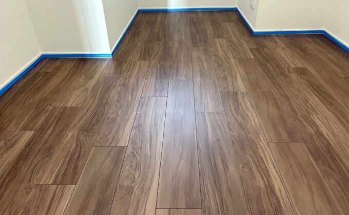 【施工前】東京都昭島市 ご新築マンション Ｋ様邸 セラミックガラスフロアコーティング施工事例 施工前の状態