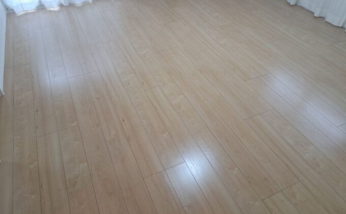 【施工後】埼玉県川口市 リノベーション済みマンション Ｍ様邸 ガラスフロアコーティング施工事例 フロアコートプロ ガラスフロアコーティング施工済み