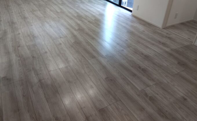 【施工後】千葉県松戸市 ご新築戸建て Ｔ様邸 セラミックガラスフロアコーティング施工事例 フロアコートプロ セラミックガラスフロアコーティング施工済み