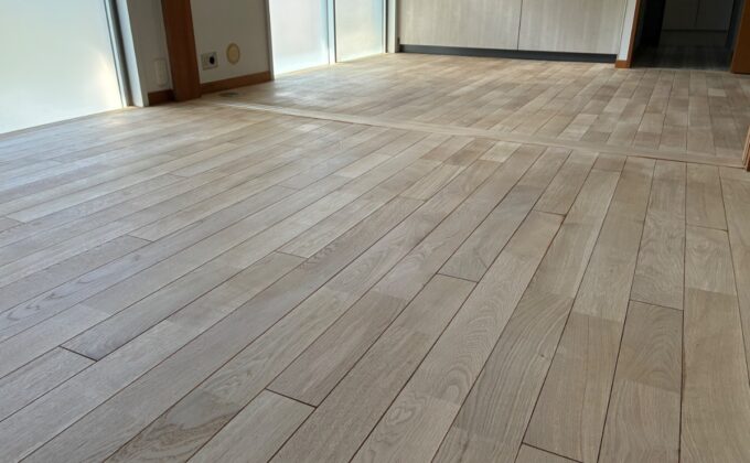 【施工前】東京都八王子市 中古マンション Ｃ様邸 フロアサンディング施工事例 施工前の状態