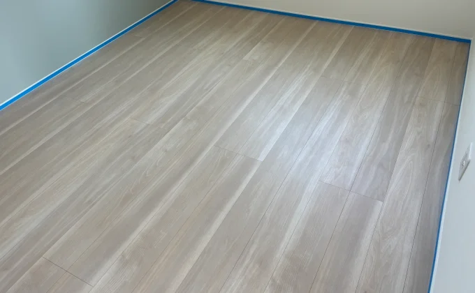 【施工前】千葉県船橋市 ご新築戸建て Ｎ様邸 セラミックガラスフロアコーティング施工事例 施工前の状態