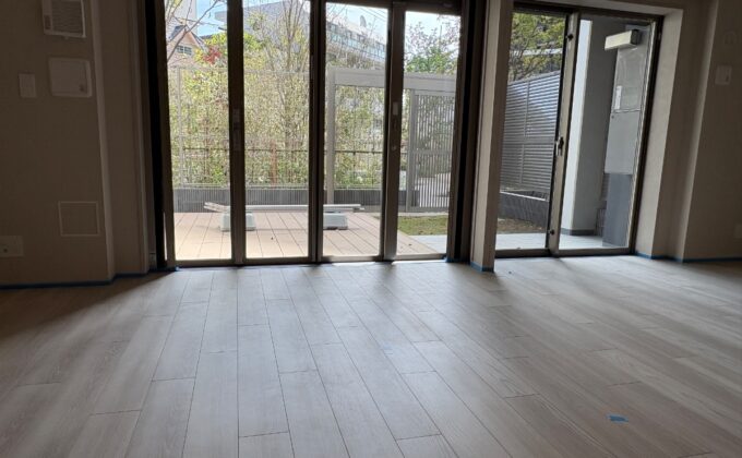 【施工前】埼玉県さいたま市 ご新築マンション Ｍ様邸 ガラスフロアコーティング施工事例 施工前の状態