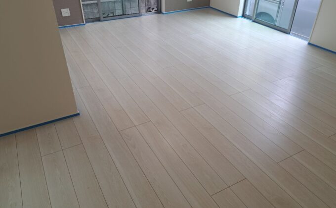 【施工前】埼玉県草加市 中古戸建て S様邸 セラミックガラスフロアコーティング施工事例 施工前の状態