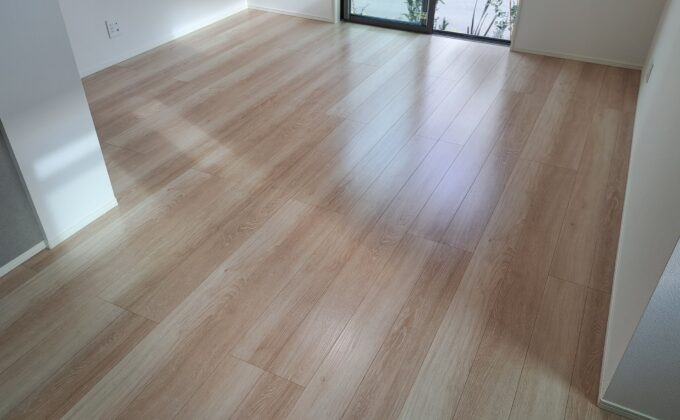 【施工後】東京都清瀬市 ご新築戸建て S様邸 ガラスフロアコーティング施工事例 フロアコートプロ ガラスフロアコーティング施工済み