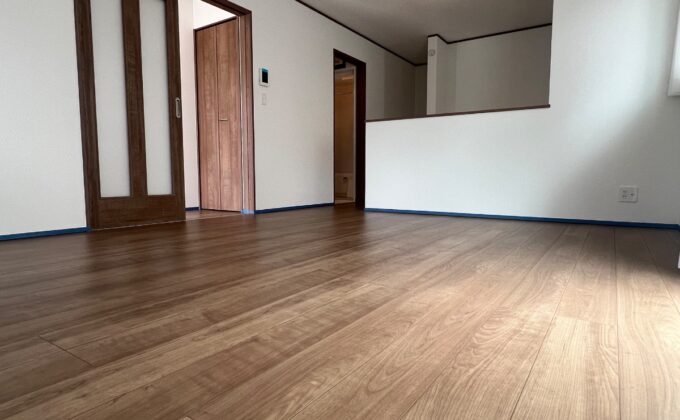 【施工前】神奈川県川崎市 ご新築戸建て Ｙ様邸 ガラスフロアコーティング施工事例 施工前の状態