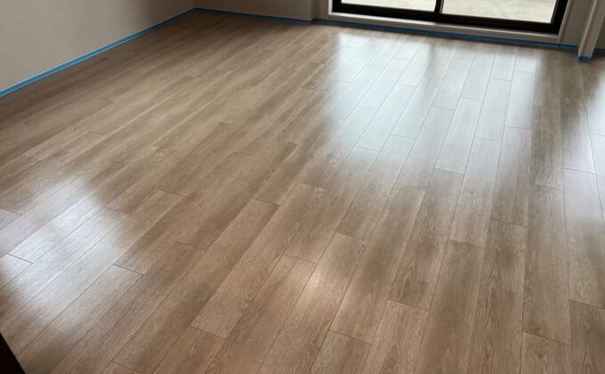 【施工後】埼玉県蓮田市 ご新築マンション Ｔ様邸 セラミックガラスフロアコーティング施工事例 フロアコートプロ セラミックガラスフロアコーティング施工済み