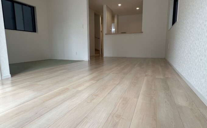 【施工後】埼玉県川口市 ご新築戸建て Ｓ様邸 ガラスフロアコーティング施工事例 フロアコートプロ ガラスフロアコーティング施工済み