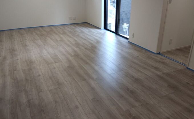 【施工前】千葉県松戸市 ご新築戸建て Ｔ様邸 セラミックガラスフロアコーティング施工事例 施工前の状態