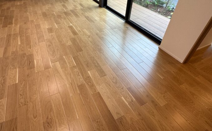 【施工後】東京都品川区 ご新築戸建て Ｍ様邸 ワンニャンすべらん施工事例 フロアコートプロ ワンニャンすべらん施工済み