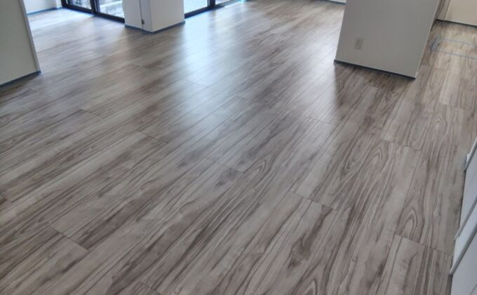 【施工前】埼玉県吉川市 ご新築戸建て Ｋ様邸 セラミックガラスフロアコーティング施工事例 施工前の状態