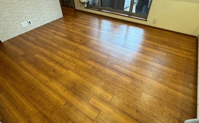 【施工後】千葉県市川市 ご入居中戸建て Ｋ様邸 ワンニャンすべらん施工事例 フロアコートプロ ワンニャンすべらん施工済み