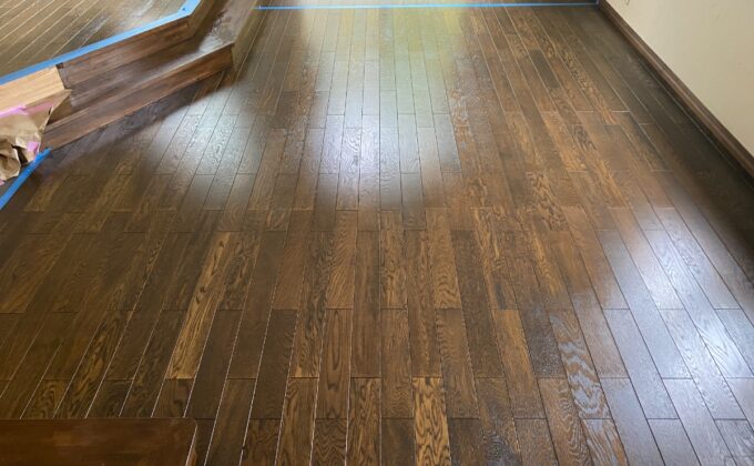 【施工後】神奈川県鎌倉市 中古戸建て Ｈ様邸 ガラスフロアコーティング施工事例 フロアコートプロ ガラスフロアコーティング施工済み