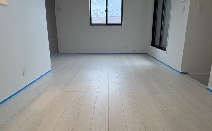 【施工前】東京都江戸川区 ご新築戸建て Ｙ様邸 セラミックガラスフロアコーティング施工事例 施工前の状態