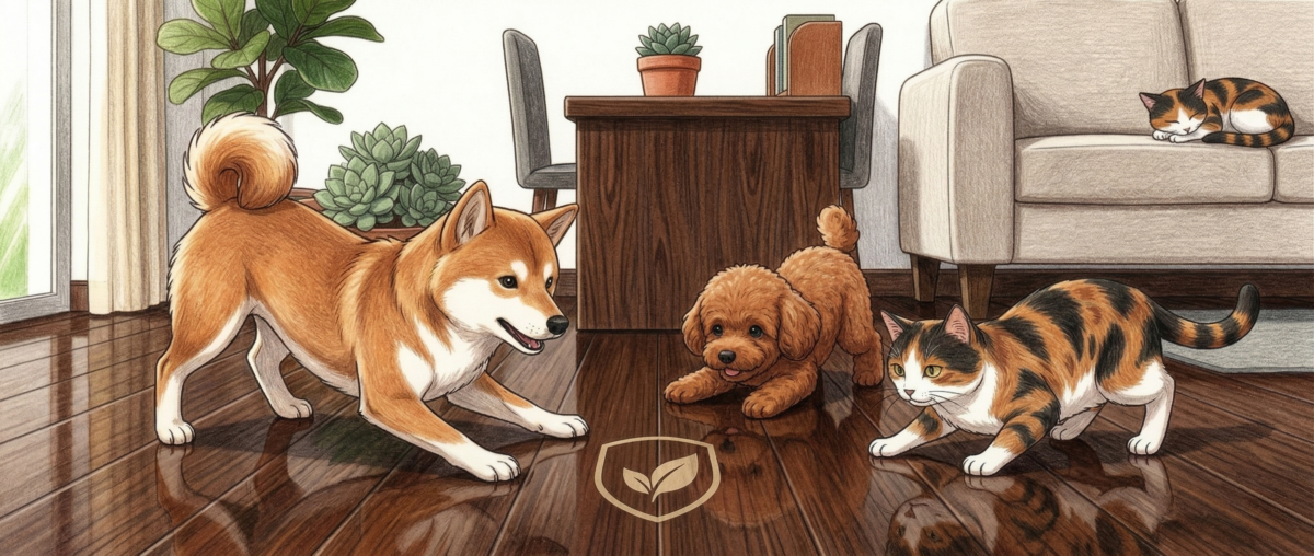 ワンニャンすべらんコーティングのエビデンス一覧を確認するイメージ