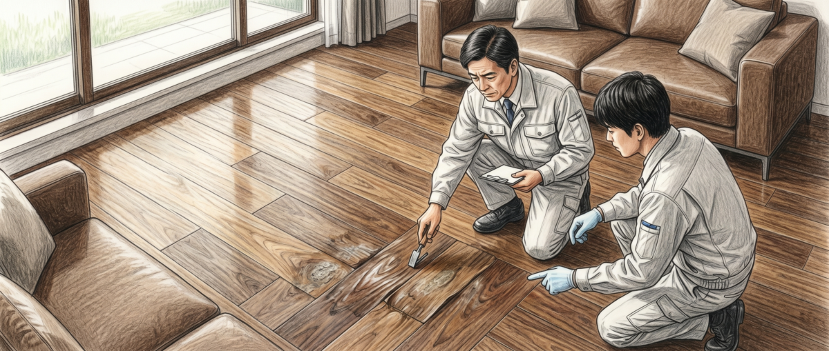 フロアコーティングの施工に向かないケースと保証対象外条件の確認