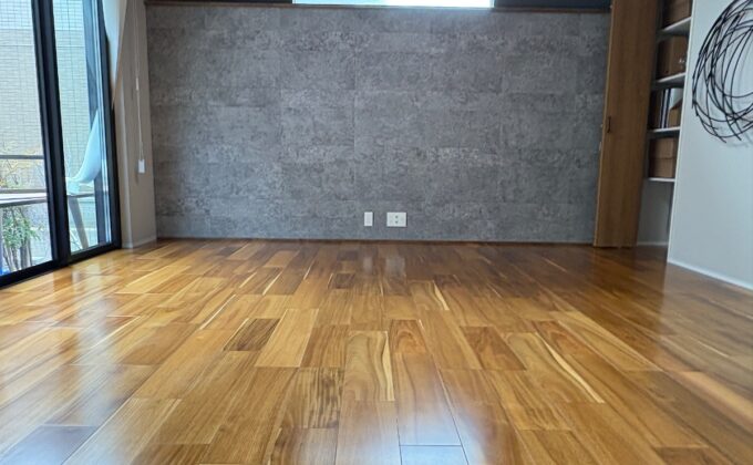 【施工後】東京都練馬区 ご新築戸建て Ｗ様邸 セラミックガラスフロアコーティング施工事例 フロアコートプロ セラミックガラスフロアコーティング施工済み