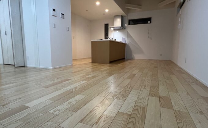 【施工後】神奈川県横浜市 ご新築戸建て Ｓ様邸 セラミックガラスフロアコーティング施工事例 フロアコートプロ セラミックガラスフロアコーティング施工済み