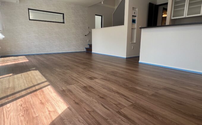 【施工前】東京都稲城市 ご新築戸建て Ｃ様邸 セラミックガラスフロアコーティング施工事例 施工前の状態