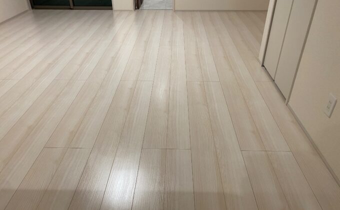 【施工後】千葉県船橋市 ご新築戸建て Ｓ様邸 セラミックガラスフロアコーティング施工事例 フロアコートプロ セラミックガラスフロアコーティング施工済み